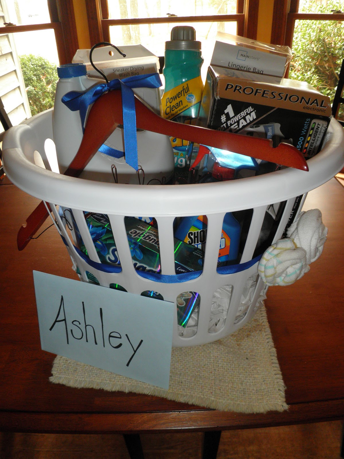 Laundry Gift Basket Ideas
 Weenie Lovin Pirate DIY Laundry Gift Basket