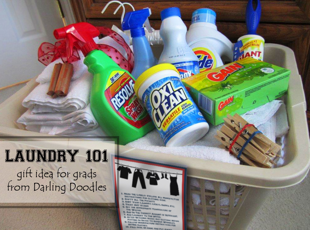 Laundry Gift Basket Ideas
 Laundry 101 Darling Doodles