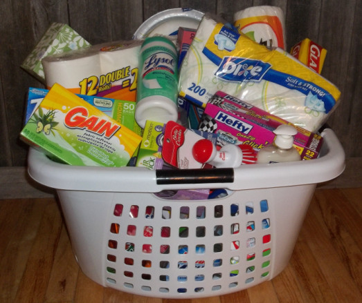 Laundry Gift Basket Ideas
 Don t for the necessities Laundry basket filled with