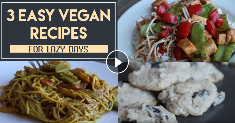 Lazy Vegan Recipes
 Recipe World Easy Vegan Recipes For Lazy Days Recipe World