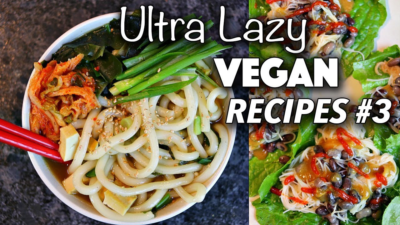 Lazy Vegan Recipes
 EASY AF VEGAN NOODLE RECIPES ULTRA LAZY VEGAN RECIPES