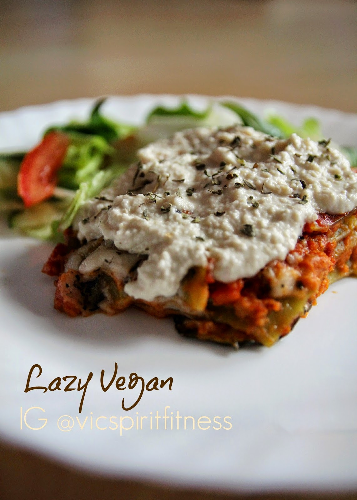 Lazy Vegan Recipes
 Lazy Vegan Vegan Lasagne with Soy