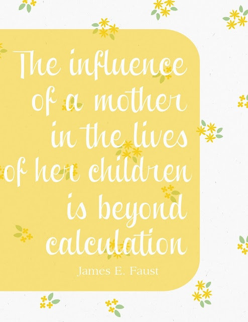 Lds Quotes About Motherhood
 Lds Mothers Day Quotes QuotesGram