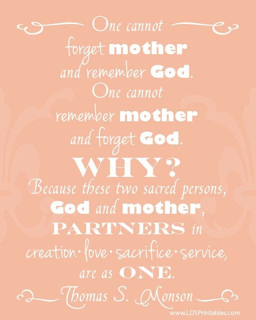Lds Quotes About Motherhood
 Free mother s day printables great lds quotes