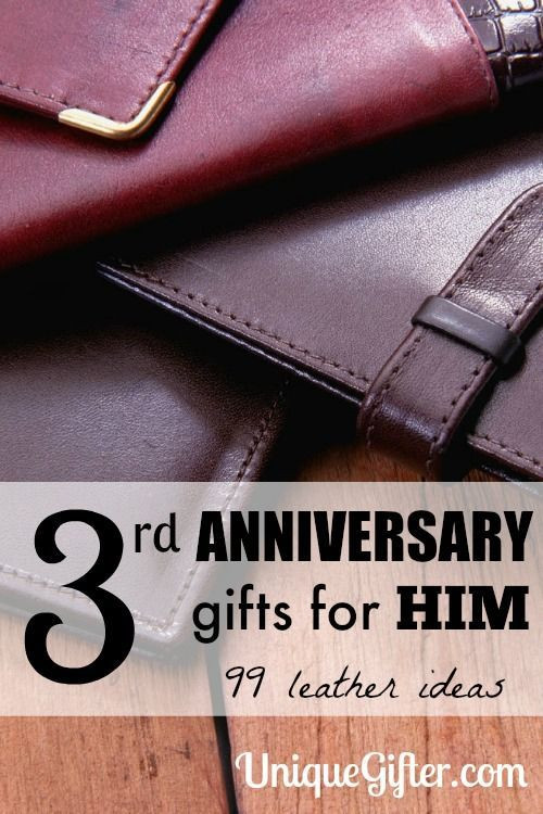 Leather Third Anniversary Gift Ideas
 Leather 3rd Anniversary Gifts for Him