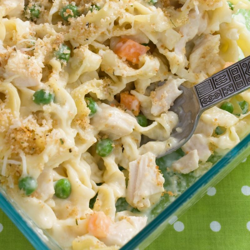 Leftover Chicken Breast Casserole
 This quick chicken casserole is a great way to use up