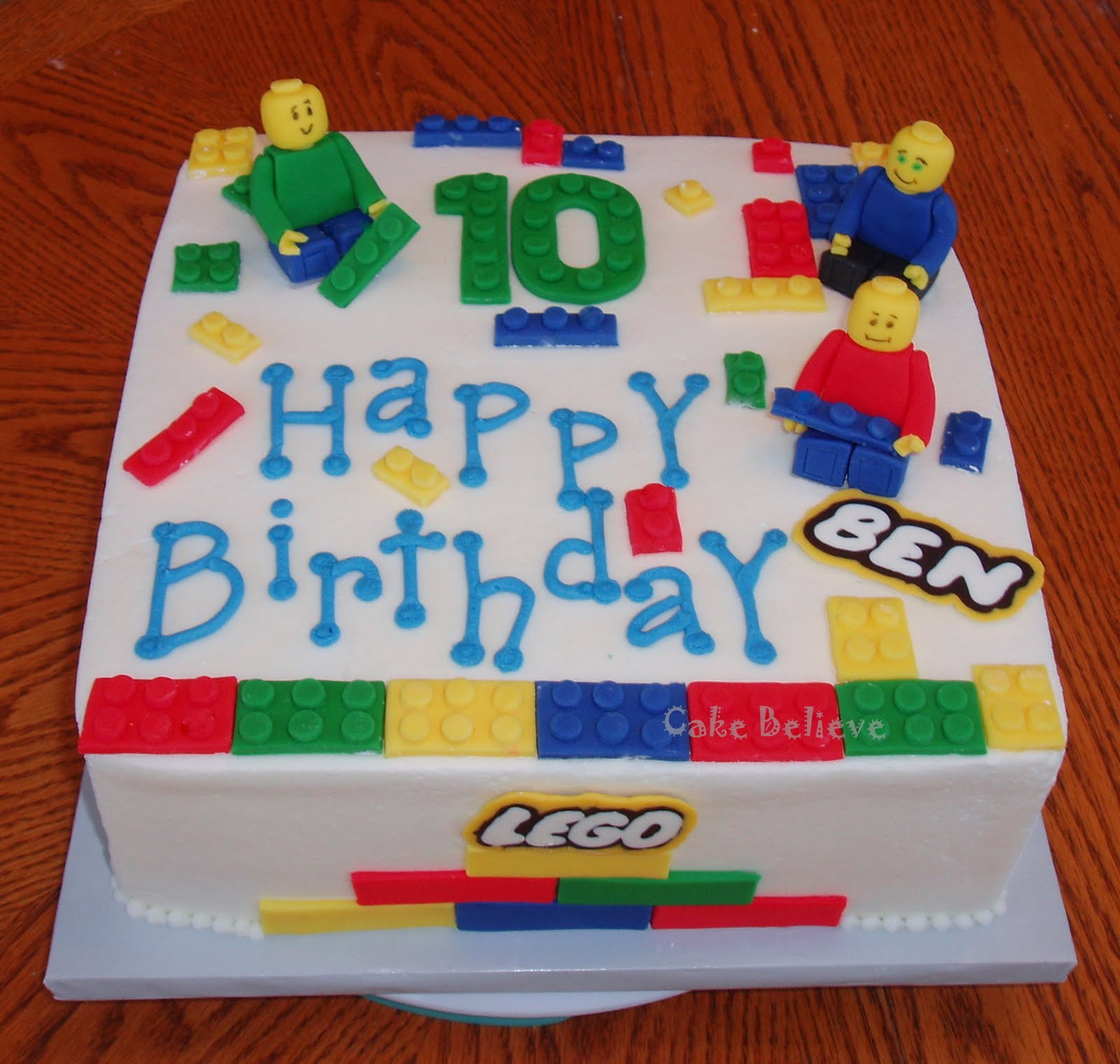 Lego Birthday Cake Ideas
 Cake Believe LEGO