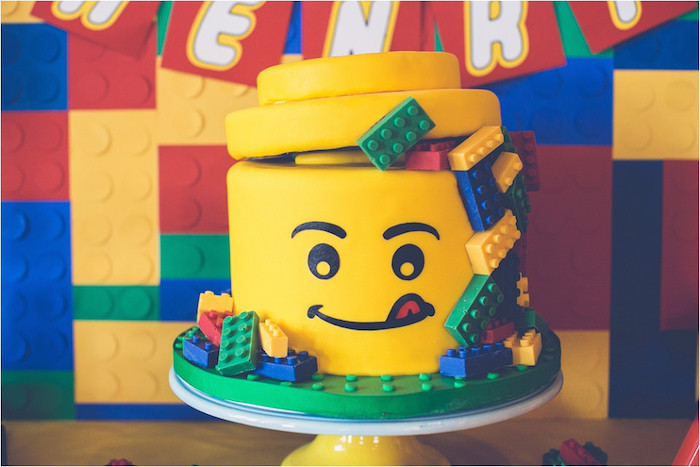 Lego Birthday Cake Ideas
 Kara s Party Ideas Lego Inspired Birthday Party