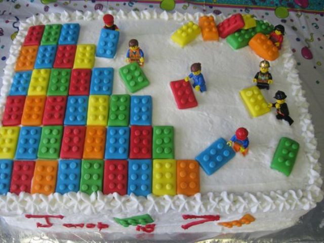 Lego Birthday Cake Ideas
 32 Bold LEGO Kids’ Party Ideas That Rock Shelterness