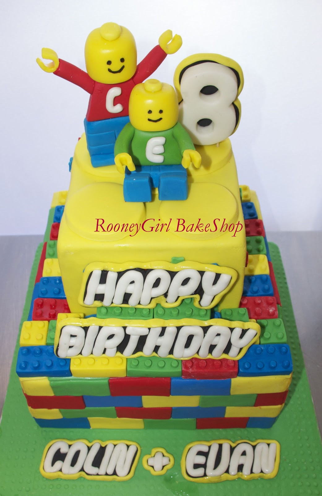 Lego Birthday Cake Ideas
 RooneyGirl Cupcakes Starting from Scratch Lego Birthday