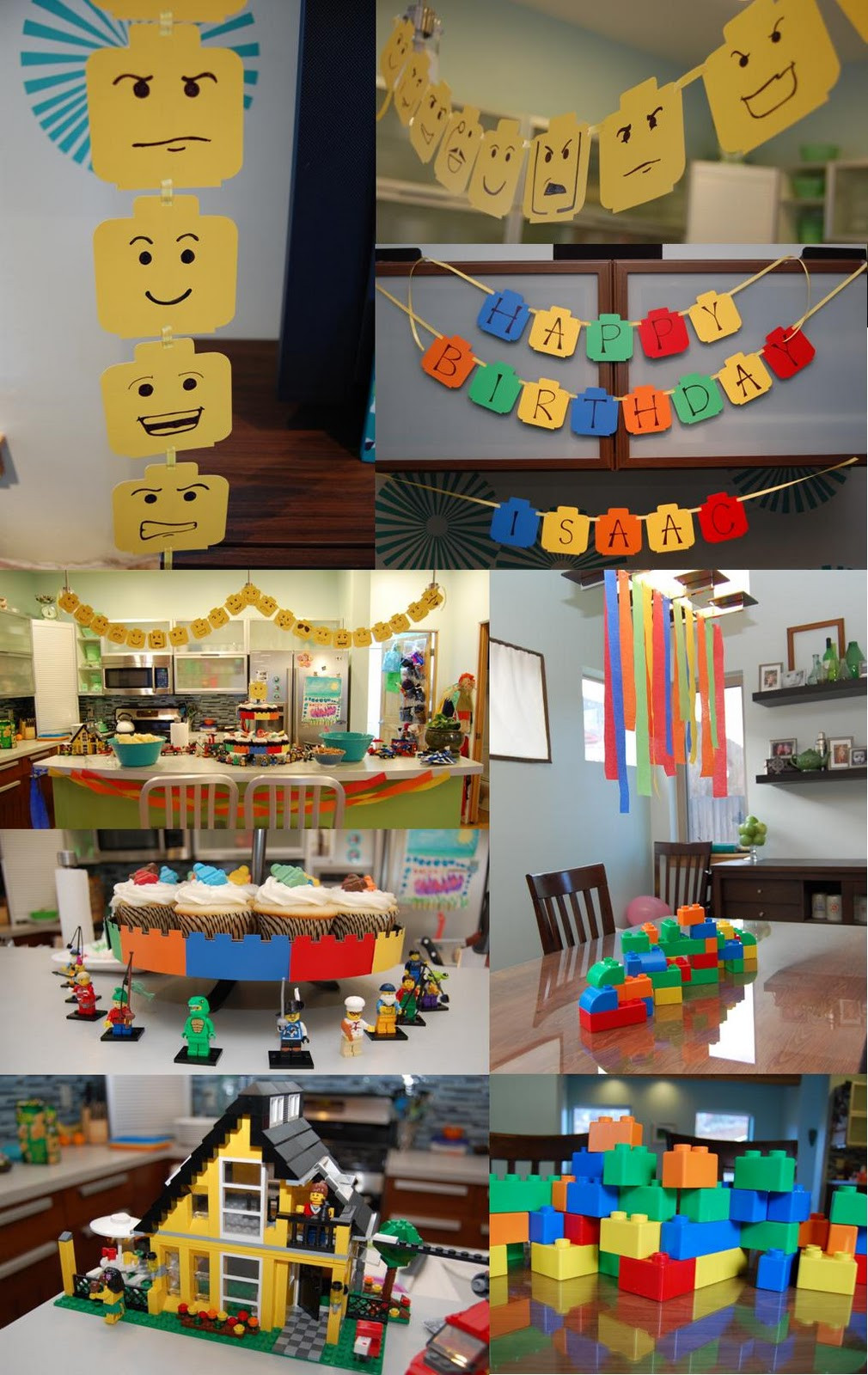 Lego Birthday Party Decorations
 "C" is for Crafty Lego Birthday Party