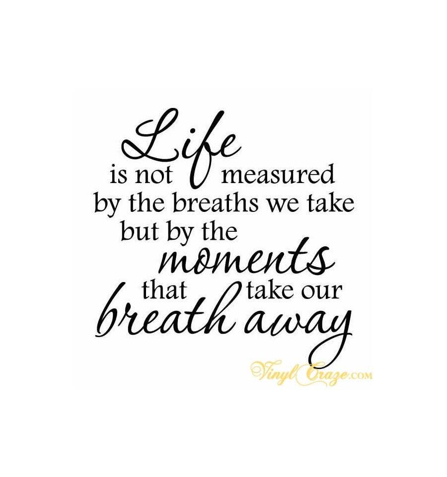 Life Is Not Measured By The Breaths Quote
 Quotes About Life Is Not QuotesGram