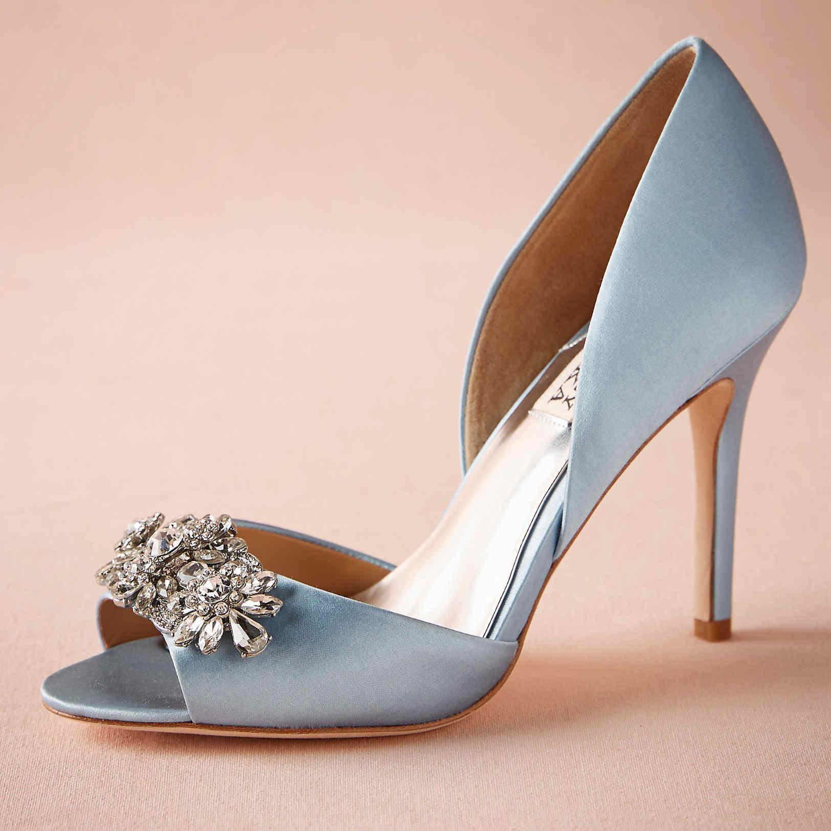 Light Blue Wedding Shoes
 Light Blue Wedding Shoes Made to order Wedding Pumps Satin