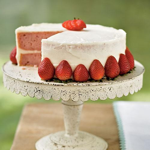 Light Easter Desserts
 Strawberry Layer Cake Our Best Easter Desserts Cooking