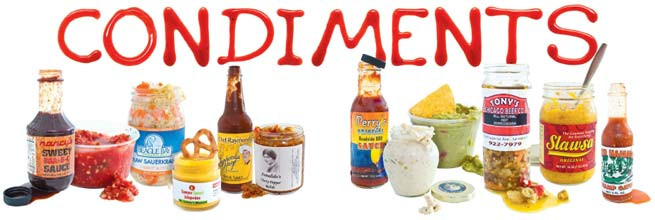 List Of Sauces And Condiments
 Condiments List Use them sparingly