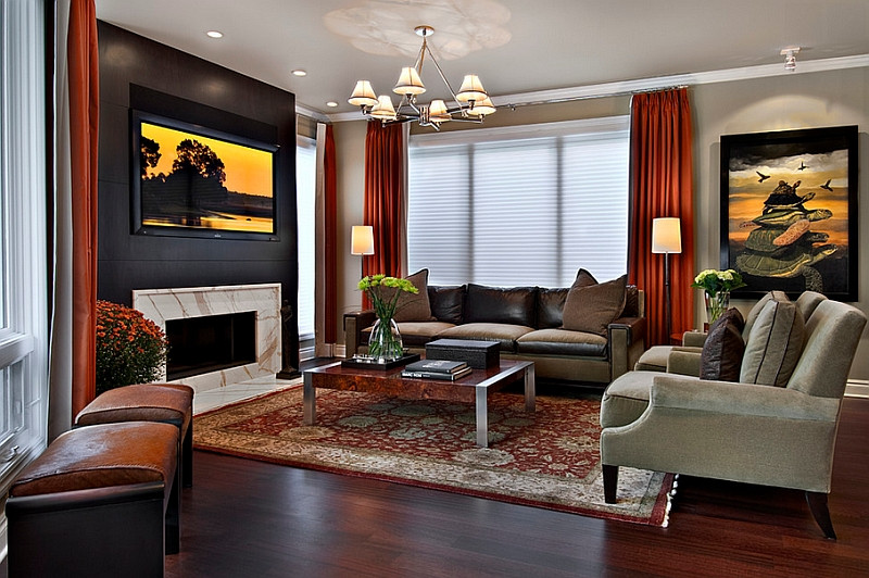Living Room Accent Wall
 Decorating Your Home With Black Ideas Inspirations