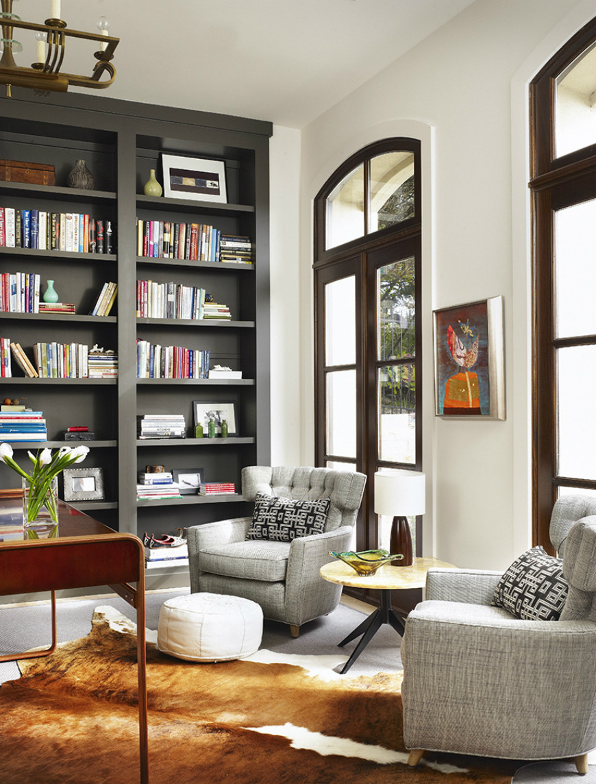Living Room Bookcase Ideas
 Rooms That Prove Black Built in Bookcases Are the Next Big