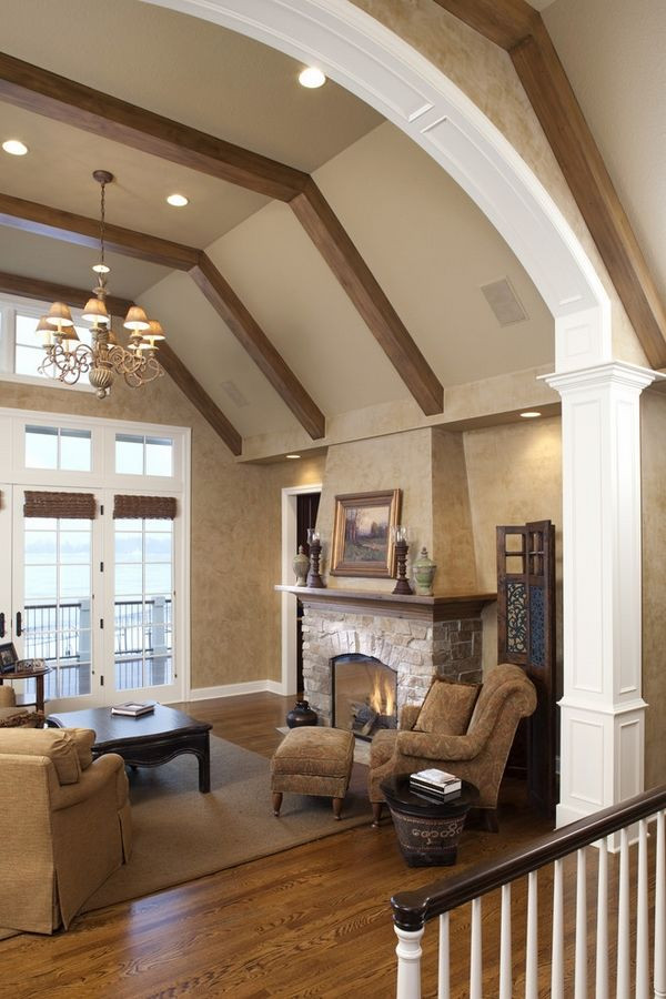 Living Room Ceiling Ideas
 Ceiling beams in interior design – how to incorporate them