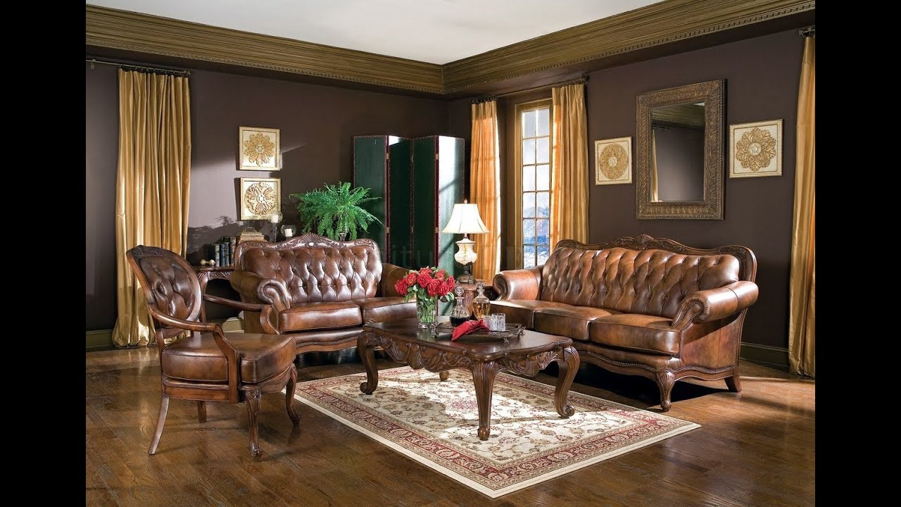 Living Room Interior Design Ideas
 Brown living room furniture ideas