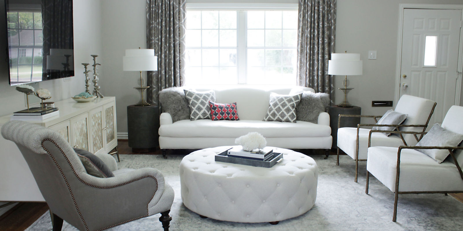 Living Room Makeovers Ideas
 Before & After An Elegant Bud Friendly Living Room