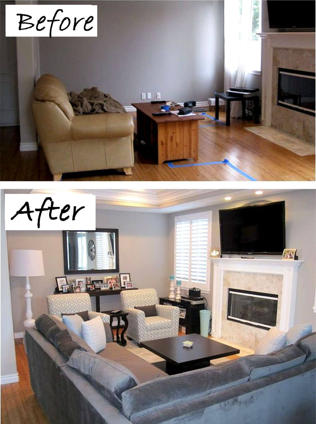 Living Room Makeovers Ideas
 26 Best Bud Friendly Living Room Makeover Ideas for 2017