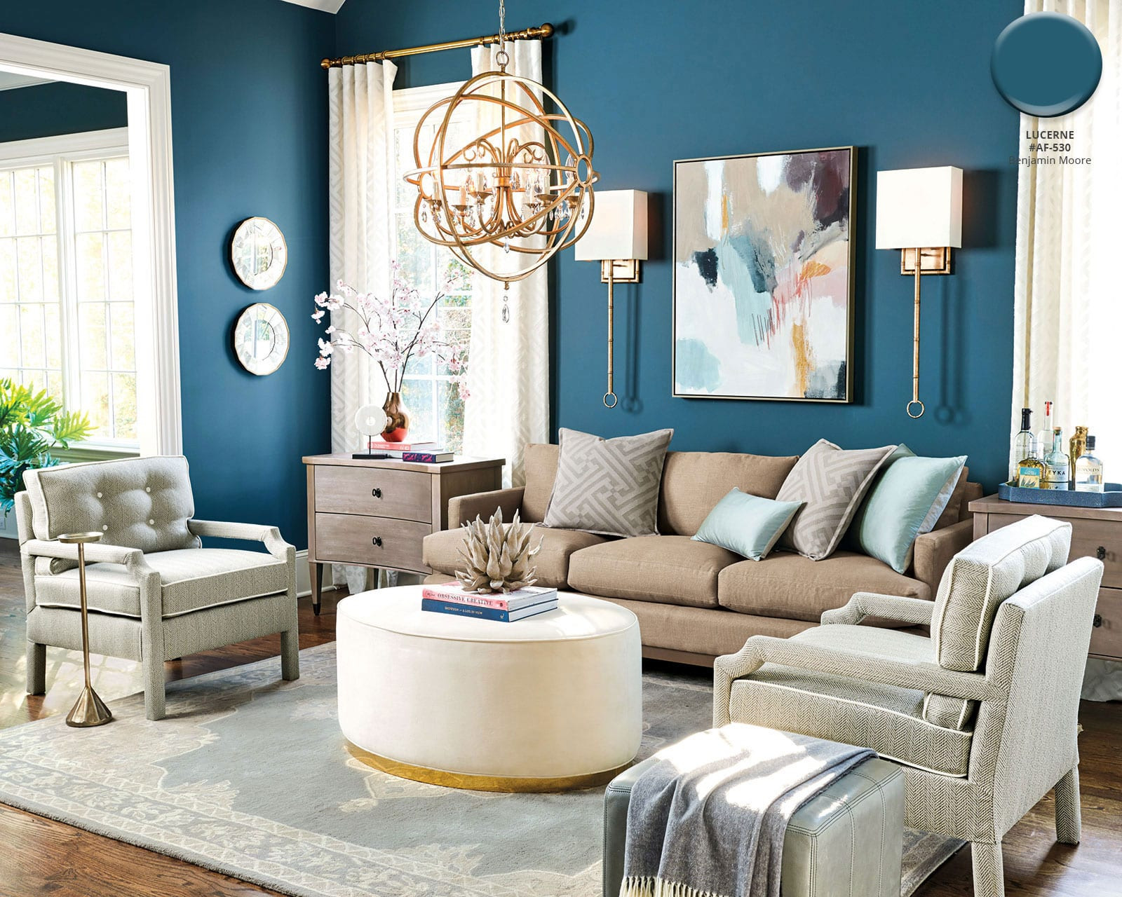 Living Room Paint Designs
 Ballard Designs Spring 2018 Paint Colors