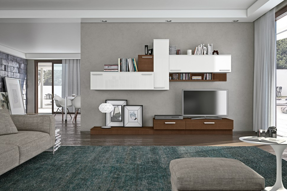 Living Room Wall Unit
 Modern Living Room Wall Units With Storage Inspiration