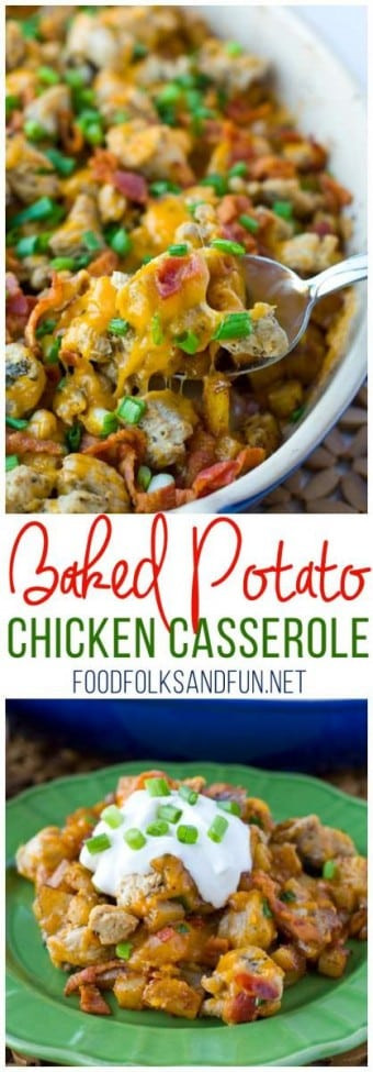 Loaded Baked Potato Chicken Casserole
 29 Casserole Recipes Your Family will Love Spaceships