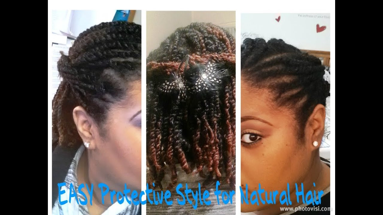 Long Lasting Natural Hairstyles
 Easy & Lasting Protective Style How To for Natural Hair
