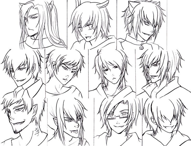 Long Male Hairstyles Anime
 anime hairstyles for guys 800×613