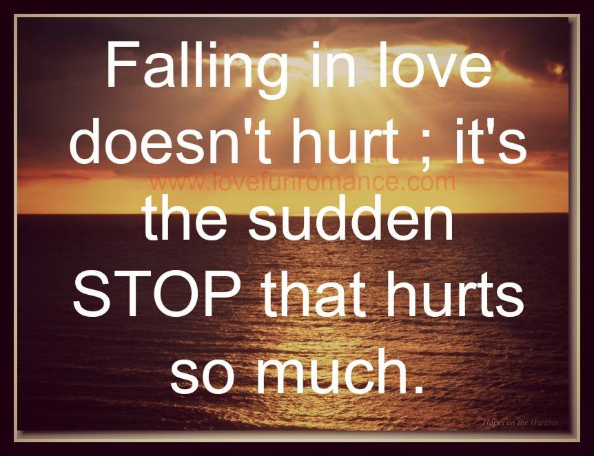 Love Hurts Quotes
 Falling In Love Hurts Quotes QuotesGram