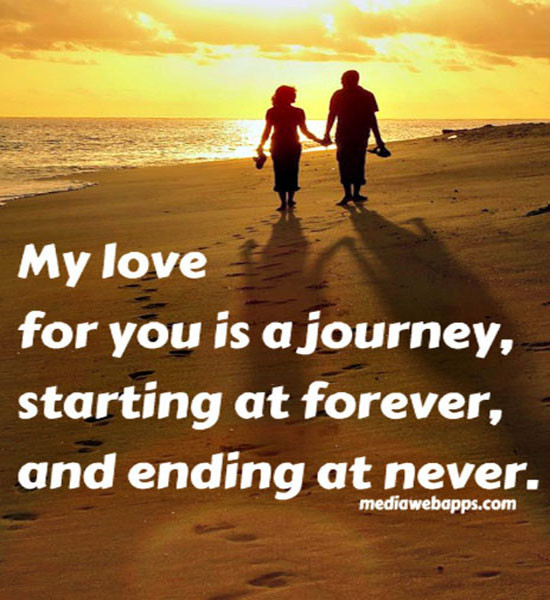 Love Journey Quote
 Our Journey To her Quotes QuotesGram