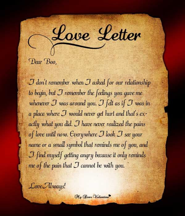 Love Letter Quote
 125 best images about Love Letters for Him on Pinterest