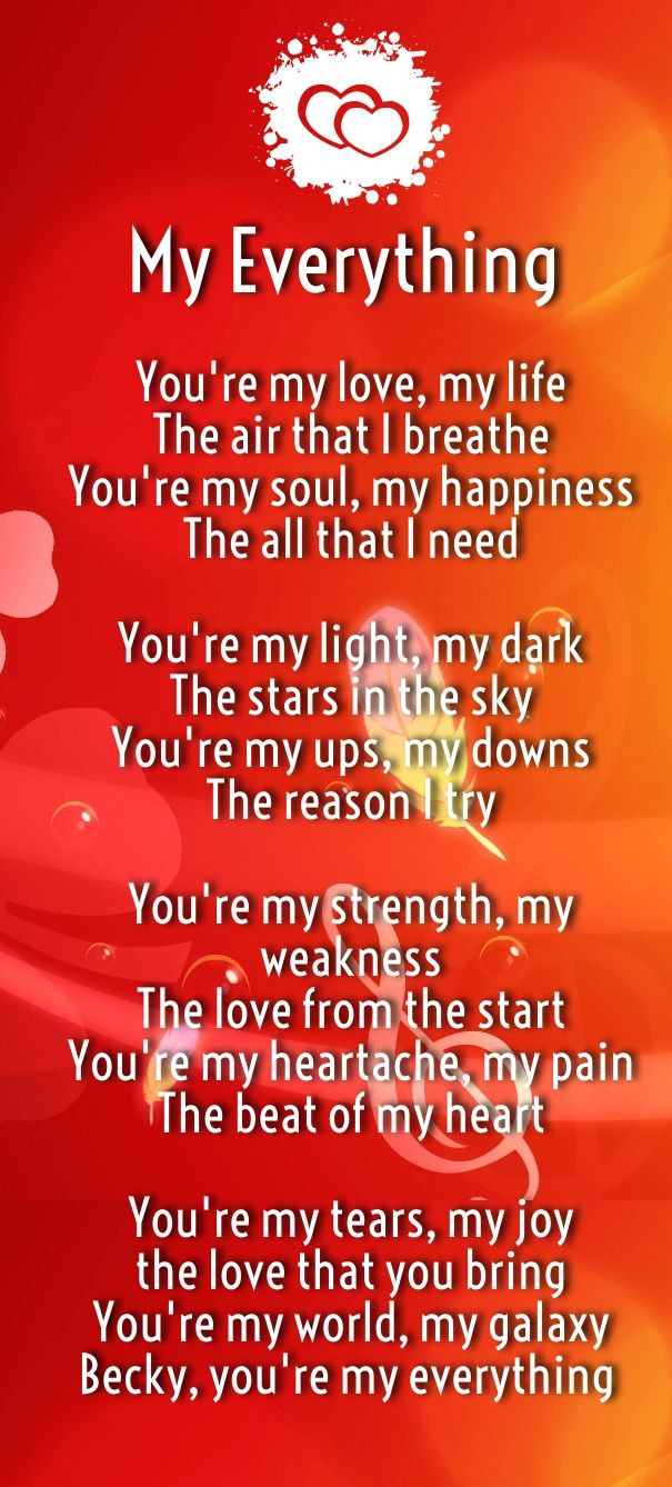 Love Poems And Quotes For Her
 How Much I Love You Poems for Her and Him