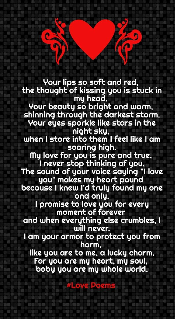Love Poems And Quotes For Her
 a sweet poem to tell your girlfriend
