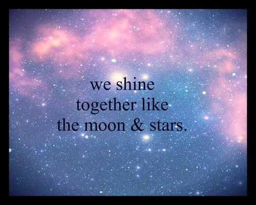 Love Quotes About Stars
 shine moon stars quotes love life photography cute