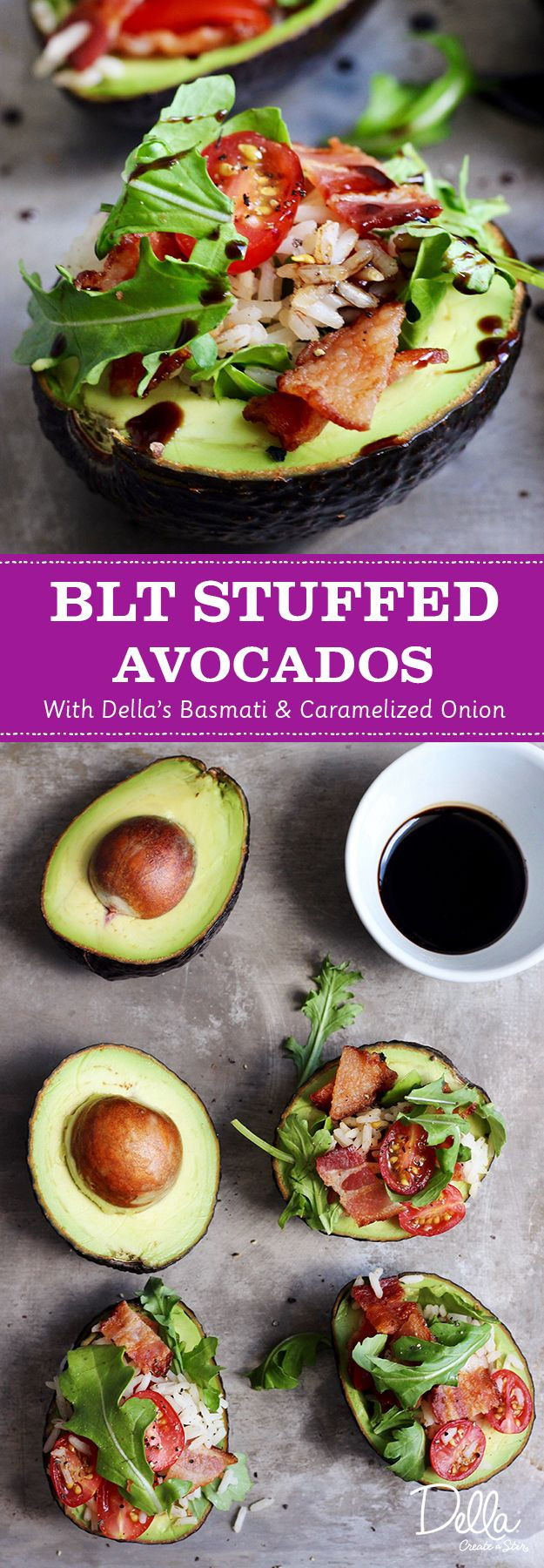 Low Calorie Avocado Recipes
 BLT Stuffed Avocados Della Rice
