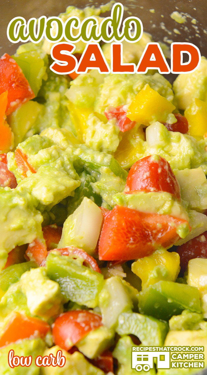 Low Calorie Avocado Recipes
 Avocado Salad Low Carb Recipes That Crock