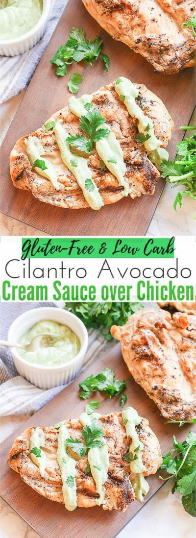 Low Calorie Avocado Recipes
 Cilantro Avocado Cream Sauce Chicken Recipe