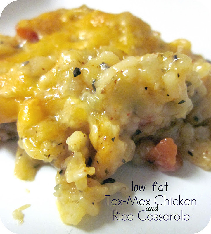 Low Calorie Chicken Casserole Recipes
 Low Fat Tex Mex Chicken and Rice Casserole Recipe Six