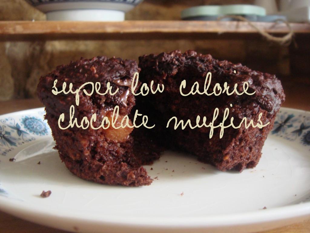 Low Calorie Chocolate Chip Muffins
 Super low calorie super chocolatey chocolate muffins