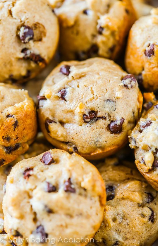 Low Calorie Chocolate Chip Muffins
 45 Calorie Mini Chocolate Chip Muffins Sallys Baking