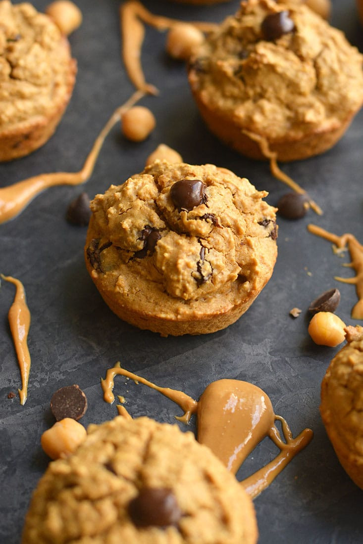 Low Calorie Chocolate Chip Muffins
 Chocolate Chip Chickpea Muffins GF Low Calorie Skinny