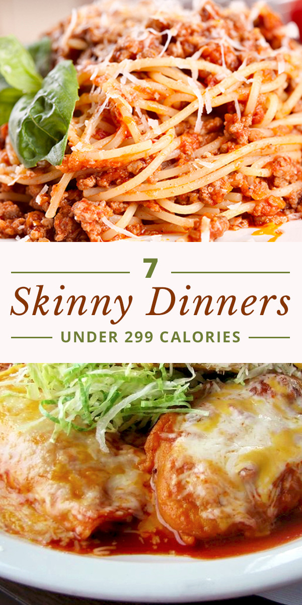Low Calorie Dinners For 2
 7 Skinny Dinners Under 299 Calories