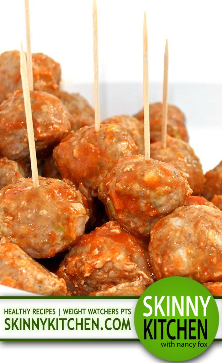 Low Calorie Ground Chicken Recipes
 Low Calorie Buffalo Turkey Meatballs with Skinny Ranch