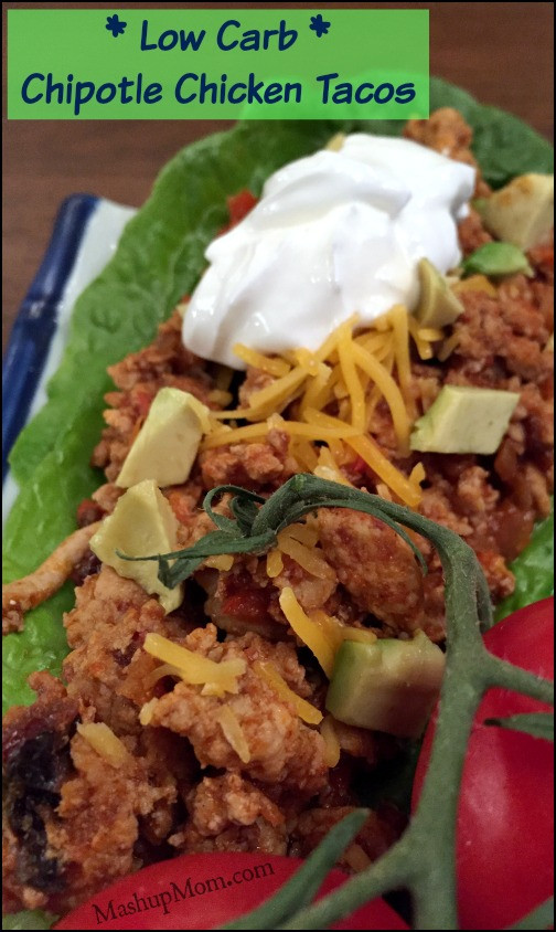 Low Calorie Ground Chicken Recipes
 Low Carb Chipotle Chicken Tacos or use ground turkey