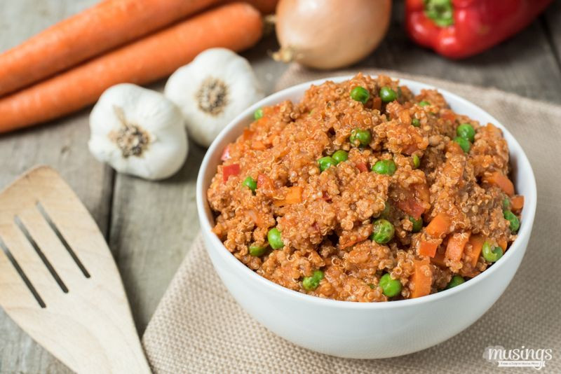 Low Calorie Ground Chicken Recipes
 Savory ground turkey & quinoa one pot dinner