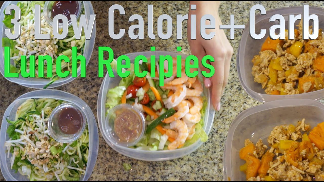 Low Calorie Low Carb Recipes
 3 Low Calorie and Low Carb Lunch Recipes