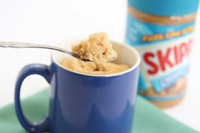 Low Calorie Mug Cake Recipes
 Peanut Butter Mug Cake low fat version Kirbie s Cravings
