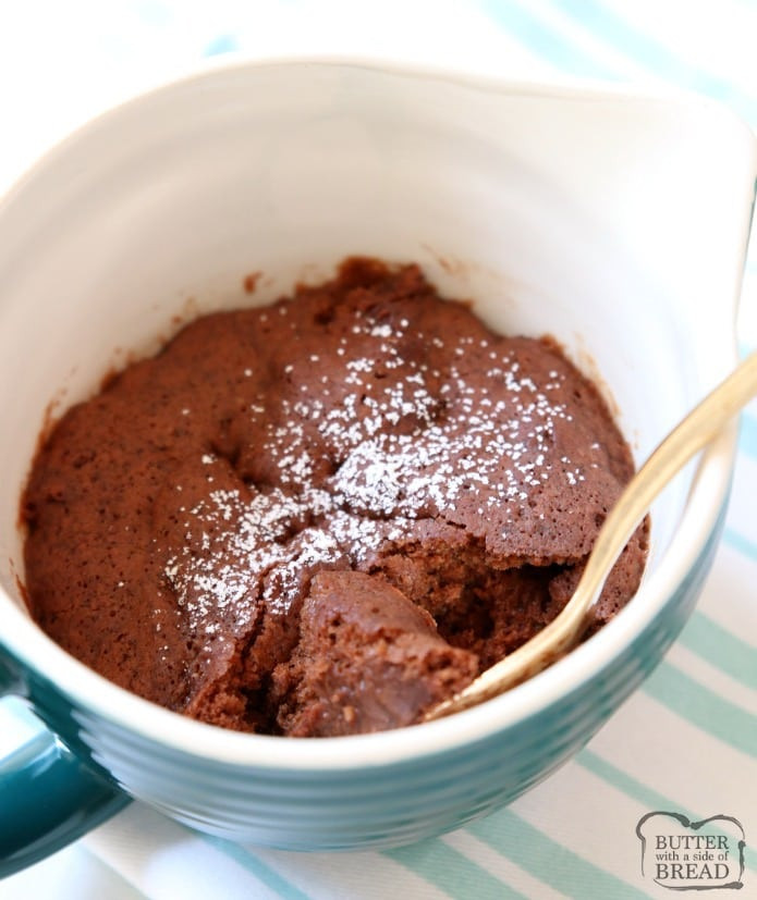 Low Calorie Mug Cake Recipes
 100 CALORIE CHOCOLATE MUG CAKE RECIPE Butter with a Side